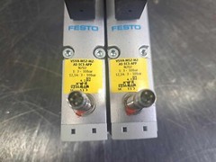 Festo Block Assembly w/ (2) Solenoid Valves VSVA-M52-MZ-A1-1C1-APP