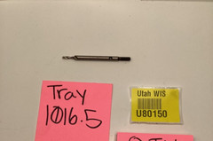 (QTY 3) HP Nutplate Drill Motor Carbide Drill Bit T301N207-2