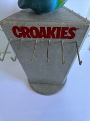 Croakies Rotating Vintage Hanging Store Display Happy Earth Head In Clouds World