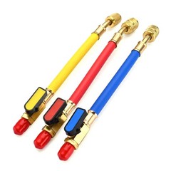 For R134A R410A Refrigerants 1/4″ SAE Ball Valves Hose Great Compatibility