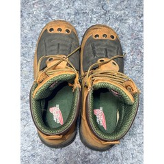 Red Wing 4456 Mens 7.5 D Brown Leather Steel Toe Metatarsal Guard Work Boots EH