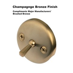Champagne Bronze Trip Lever Tub Trim Kit 3 x 0.5 x 3 inches,