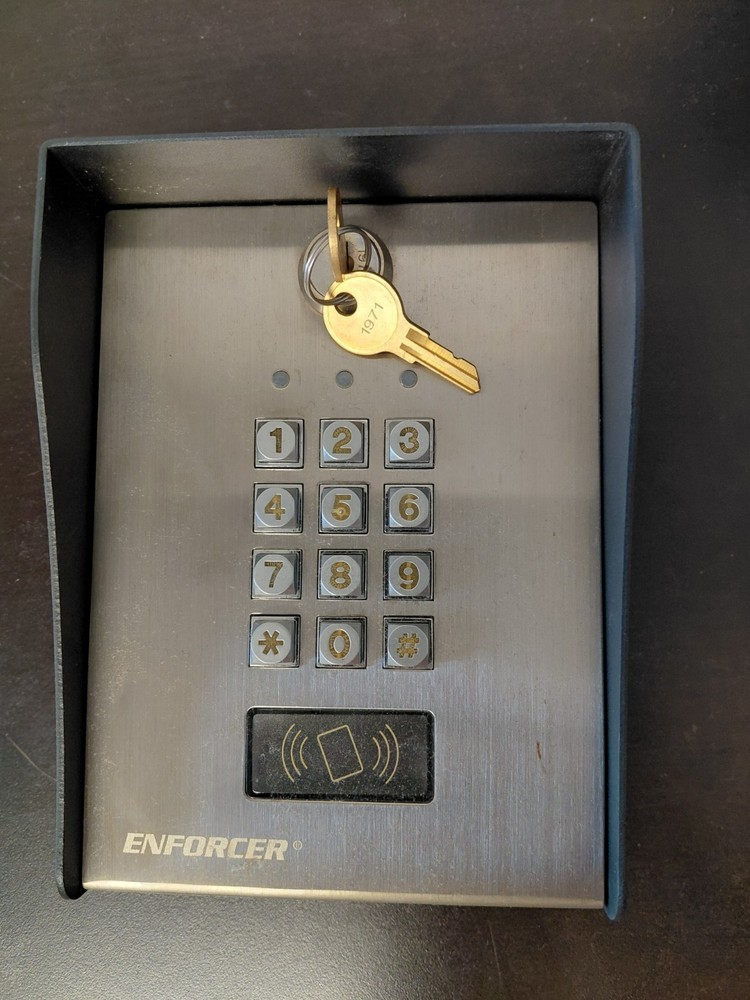 SECO-LARM ENFORCER RFID Keypad Access Control System with Locking Enclosure