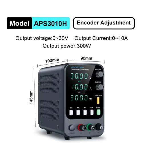 Wanptek Adjustable Lab Power Supply DC 30V 60V 120V