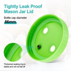Mushroom Jar Liquid Culture Lid Wide Mouth Rejular Mouth Food Grade Plastic G…