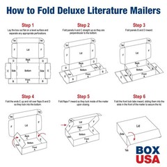 Box USA 12″ Deluxe Shipping Boxes 12″L x 12″W x 4″H, 50-Pack – White Box Mail…