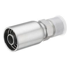12 Pack 1/2″ I.D. Hose x 1/2″ NPTF Male Hydraulic Hose End Crimp Fittings