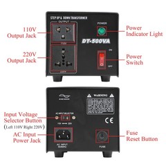 Voltage Transformer AC 110V to 220V OR AC 220V to 110V Step Up & Step Down 500W