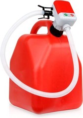 Automatic Fuel Transfer Pump with Auto-Stop, Battery Powered 2.4 GPM W/53” Hose