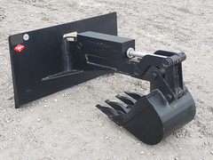 Hydraulic Backhoe Attachment with 12″ Bucket Fits Bobcat MT Mini Skid Steer