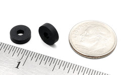 1/8″ ID #6 Premium Rubber Flat Washers 3/8″ OD 3/32″ Pack Sizes