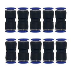 zjxed 10mm OD x 10mm OD Pneumatic quick Connector Push to Connect fittings Strai