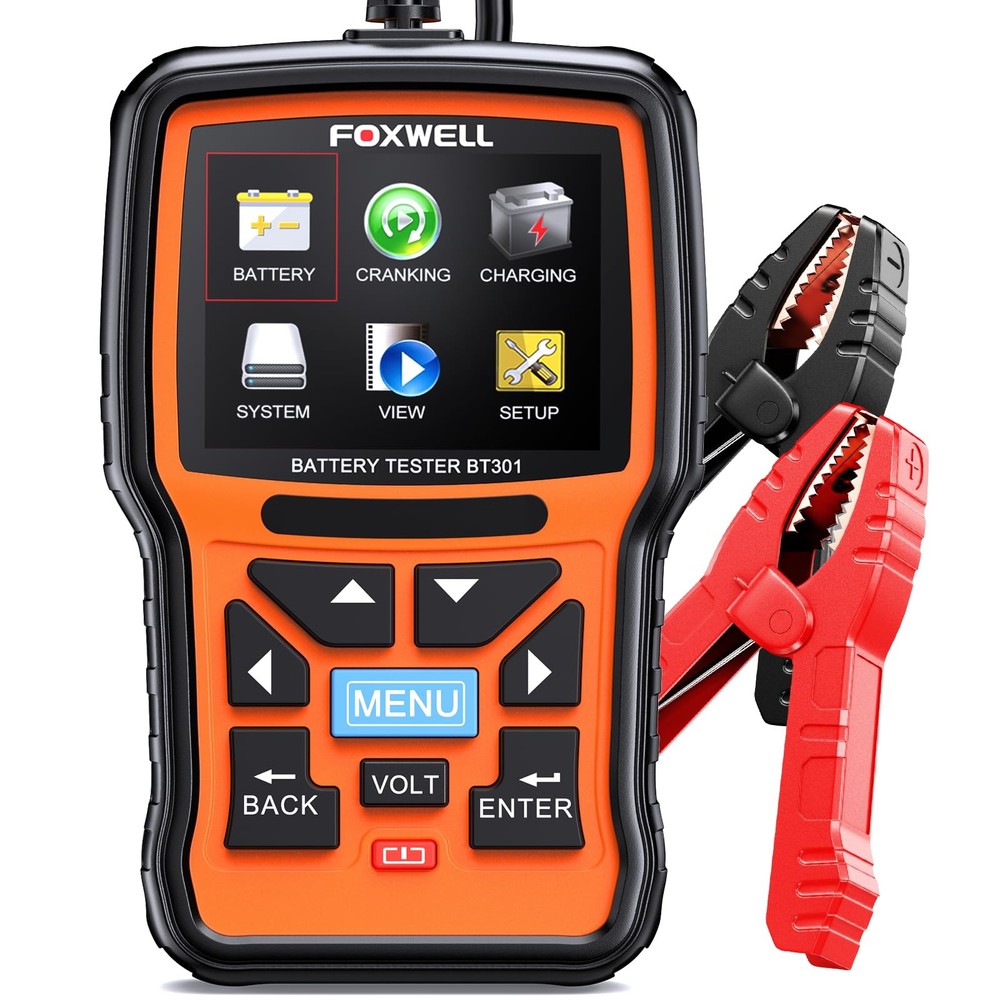 BT301 12V Car Battery Tester, Automotive Battery Analyzer Load Tester, Profes…