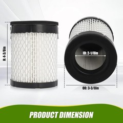Vehicle Specific Round Air Filter – Replacement for Onan Generators 140-3280
