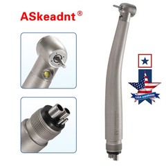 Dental High Speed LED E-generator Handpiece Standard Head 4 Spray 4H ASkeadnt sk