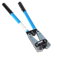 2 Piece Battery Cable Lug Crimping Tool Wire Crimper Tool with Cable Cutter US