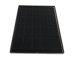 Riker Display Case 12 x 16 x 3/4″ with Flocked Trays for Jewelry, Coins, & More