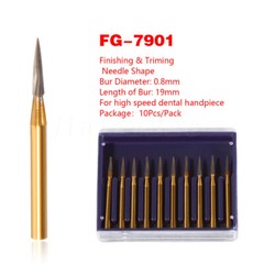 Dental Tungsten Carbide Burs Trimming & Finishing & Polishing Flame FG 7901