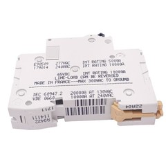 Merlin Gerin 24111 C60N-1P-2A-B Circuit Breaker, 277VAC Max, 2A, DIN Rail