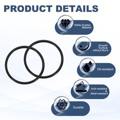 50Pcs AS-026 Nitrile O-rings 90 Durometer 1-1/4″ ID 1-3/8″ OD 1/16″ Width