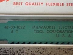 (5-pk) 48-00-1022 Milwaukee 6T, 3/4″ SAWALL Blades 6″ OAL, NOS (BN85)