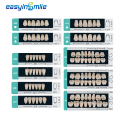 Dental Denture Teeth Acrylic Resin Teeth Full Set Upper Lower A1/A2/A3 3/8/16Set