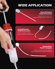 Fluid Extractor – 200Cc Multi-Purpose Syringe, Oil Suction Pump, Manual Extracti