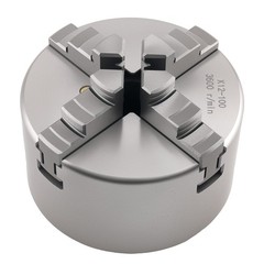 4 Jaw Lathe Chuck 100mm K12-100 Self Centering for Rotary Table Milling