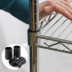 16 Pack Wire Shelving Shelf Lock Clips for 1″ Post Shelving Sleeves Replacement