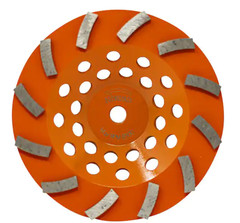 Ridgid 7″ Turbo Cup Grinding Wheel 12-Segment Blade Concrete Surfacing NEW!