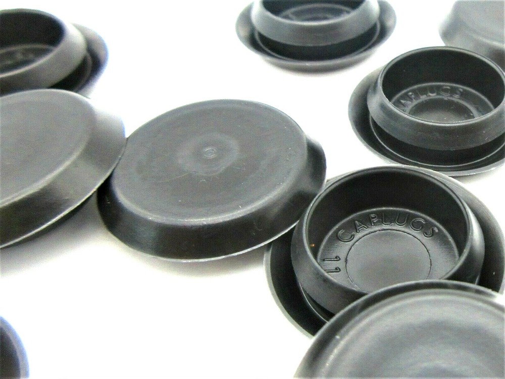 Hole Plugs for Sheet Metal Plastics Fits Thin Materials Snap In 5 per Package
