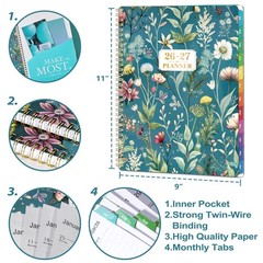 Planner 2026-2027 – Academic 2026-2027, from 9 X 11 inches, colorful