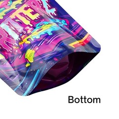 4 Styles Mixed Foil Bags 3.5g Zip Seal Packaging Pouches for Herb & Food Storage