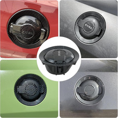 68250120AA Carbon Fiber Fuel Door Cover for Dodge Challenger 2008-2023 Gas Cap