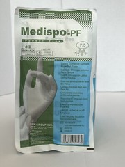 PACK OF 50 PAIRS – MEDISPO 9823-PF POWDER FREE LATEX SURGICAL GLOVES SIZE 7.5