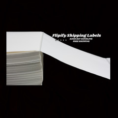 Fanfold Direct Thermal Shipping Labels 4×6 Perforated for Zebra & Rollo