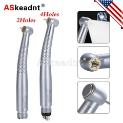 2/4Hole Dental LED E-generator Handpiece 5*Light Bulb High Optical Turbine Y1M