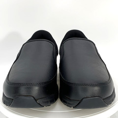 Skechers Work Nampa Groton Men’s 7.5 Black Slip Resistant Memory Foam Shoes New