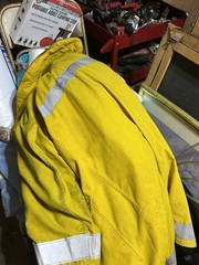 Globe Hi-Visibility Yellow Safety Jacket Silver Reflective Stripes
