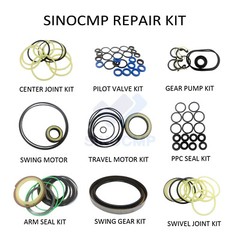 PC240LC-7K Arm Boom Bucket / Control Valve Seal Kit for Komatsu Excavator Parts
