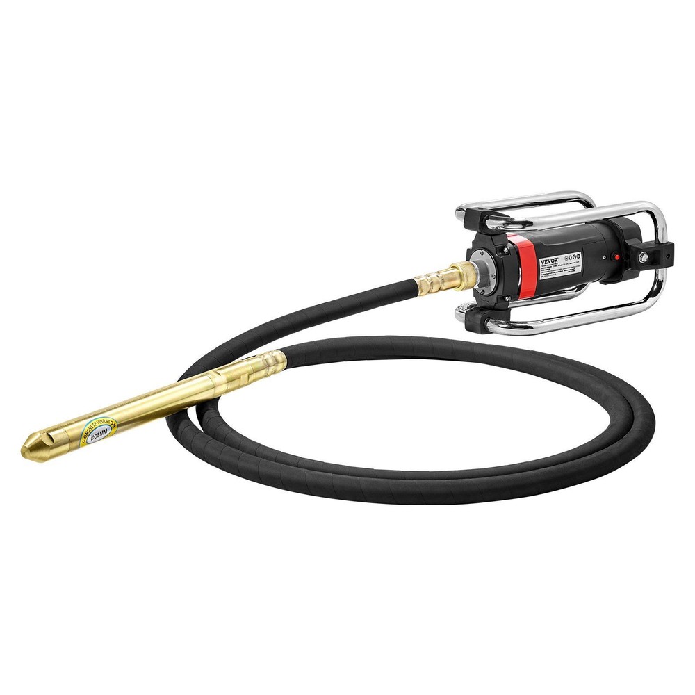 Electric Concrete Vibrator 1500W Copper Motor 16000 VPM with Shaft of 14.75 ft