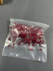 Red LED Through Hole Lamps 20° 250pcs MV6753 Fairchild Semiconductor