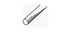 K&S Precision Metals Round Stainless Steel Rod 87139 – 1/4″ OD x 12″ Long – C…