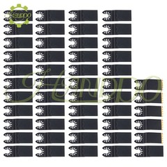 50PCS Titanium Oscillating Saw Blades Wood Plastics Metal Multitool Blades