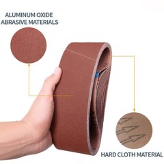 20PCS Sanding Belt 40 60 80 120 150 240 400 Grit Belts Sander Sandpaper 3×21 In