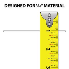 Outwater 1/16in Mill Finish Aluminum Divider Moulding, 12ft Length, Cut to (4)