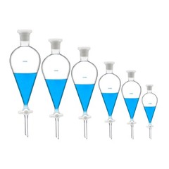 Borosilicate Glass 1000ML Separating Funnel Heavy Wall Conical Separatory Fun…