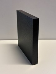 HDPE King Starboard Plastic Sheet – 1/2″ Thick (12mm) – Black – 24″ x 48″
