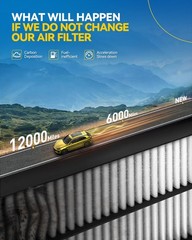 PHILTOP Engine Air Filter, Compatible with CA10013 Honda Pilot 2009-2015,
