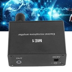 Electret Microphone Amp Adjustable Gain 0‑20db Condenser Mic Headphone